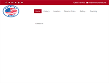 Tablet Screenshot of americansheds.net